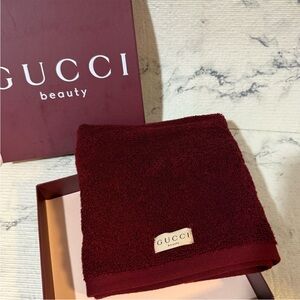 Gucci Beauty Deep Red Towel